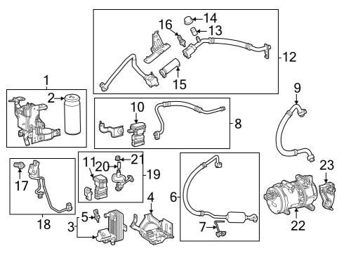 2023 Toyota bZ4X THERMISTOR ASSY, AIR Diagram for 88620-42100