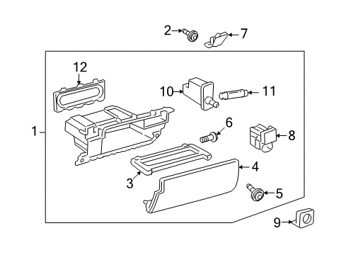 2011 Toyota Land Cruiser Glove Box Diagram