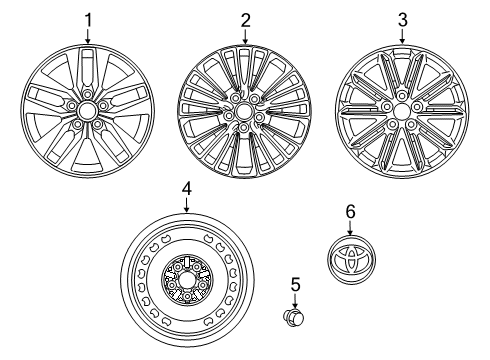 2019 Toyota Avalon Wheels Diagram