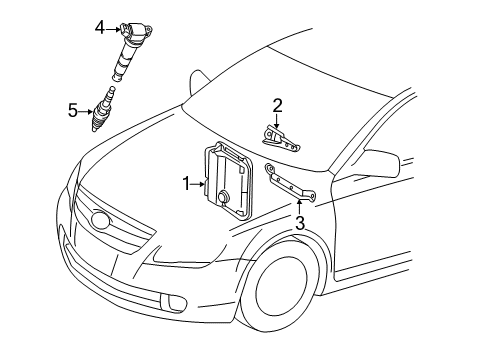 2012 Toyota Avalon Ignition System Diagram