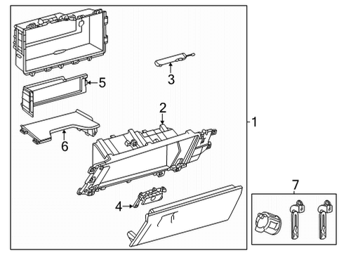 2023 Toyota Tundra Glove Box Diagram