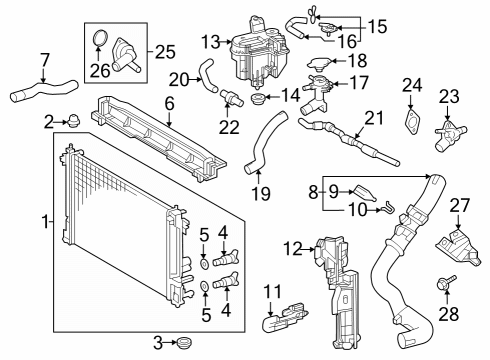 2023 Toyota Prius AWD-e Meter Sub-Assembly, INTA Diagram for 22204-24010