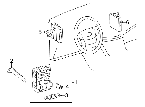 2011 Toyota Avalon Electrical Components Diagram 2 - Thumbnail