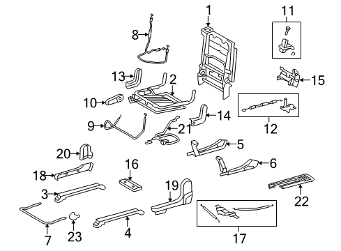 2008 Toyota Sequoia Control Sub-Assy, Seat Heater Diagram for 87501-0C010