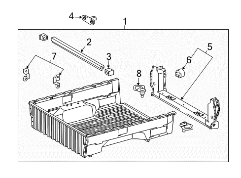 2022 Toyota Tacoma Floor Diagram 4 - Thumbnail