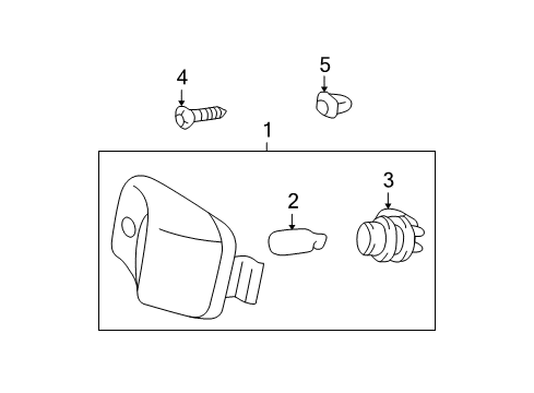 2003 Toyota Tundra Bulbs Diagram 5 - Thumbnail