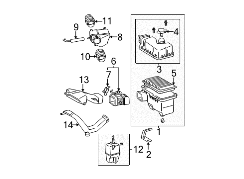 2007 Toyota Solara Air Intake Diagram