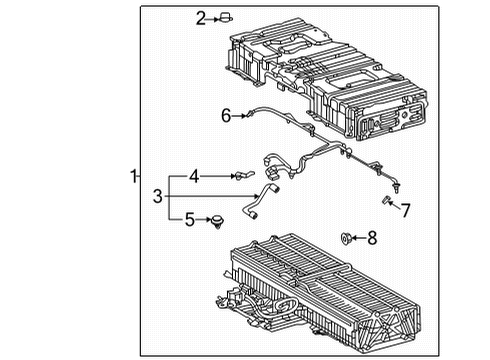 2020 Toyota Highlander Wire, Hv Battery Pac Diagram for G92X2-48050