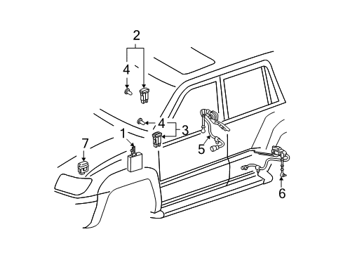 2006 Toyota 4Runner Ride Control Diagram