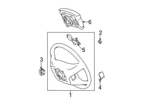 2005 Toyota Camry Lower Cover, Driver Side Diagram for 45187-0C010-E2