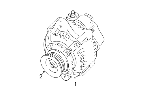 2006 Toyota 4Runner Alternator Diagram 2 - Thumbnail