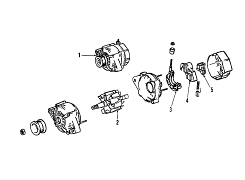 2005 Scion xA Alternator Diagram 1 - Thumbnail