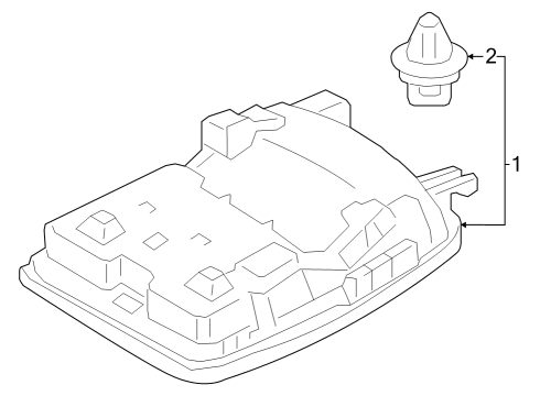 2023 Toyota Crown LAMP ASSY, MAP Diagram for 81260-30N10-C0