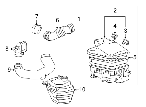 2000 Toyota Corolla Air Intake Diagram