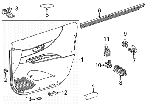 2021 Toyota Venza Mirrors Diagram