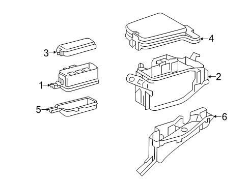 2019 Toyota Highlander Fuse & Relay Diagram 2 - Thumbnail