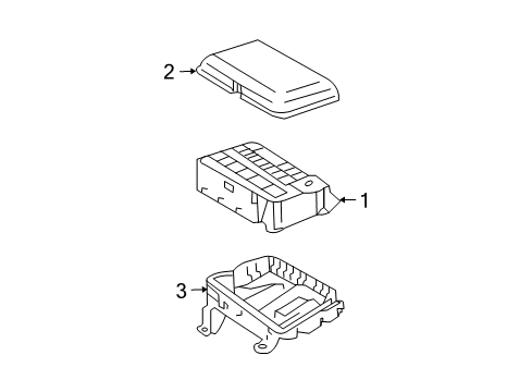 2008 Toyota Tundra Cover, Relay Block Diagram for 82661-0C250