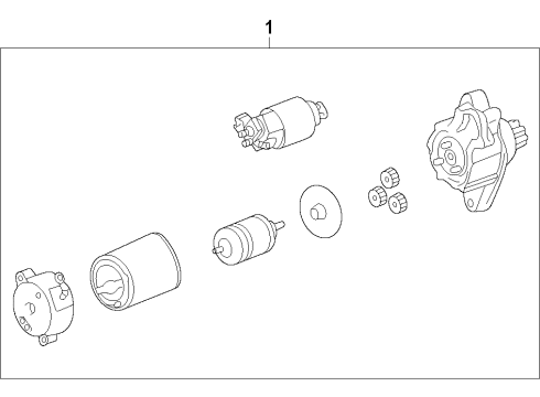 2018 Toyota Avalon Starter Diagram