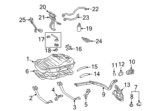 2005 Toyota Land Cruiser Rod Assembly, Accelerator Pedal Diagram for 78010-60090