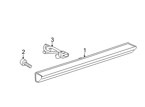 2017 Toyota RAV4 High Mount Lamps Diagram