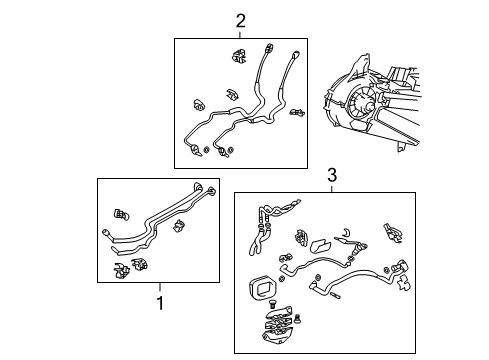 2016 Toyota Sienna Rear A/C Lines Diagram