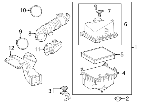 2022 Toyota Avalon Air Intake Diagram 2 - Thumbnail