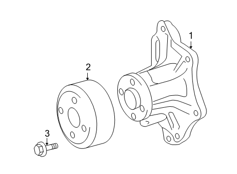 2011 Toyota Matrix Water Pump Diagram 2 - Thumbnail