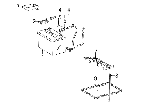 2007 Toyota Solara Battery Diagram