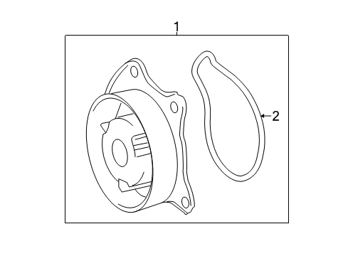 2019 Toyota Corolla Water Pump Diagram