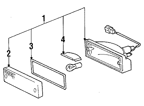 1985 Toyota Cressida Signal Lamps Diagram