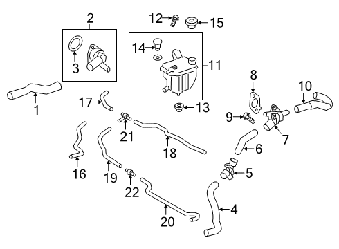 2020 Toyota Corolla Cock Assembly, Reserve T Diagram for 164A0-37010