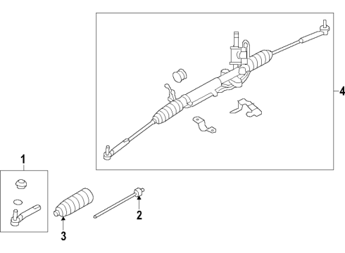 2019 Toyota 86 Steering Column & Wheel, Steering Gear & Linkage Diagram 4 - Thumbnail