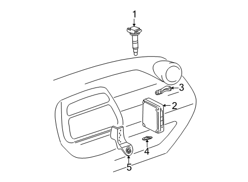 2001 Toyota RAV4 Ignition System Diagram