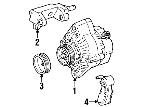 1995 Toyota T100 Alternator Diagram 3 - Thumbnail