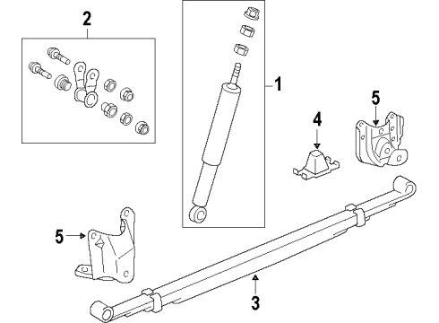 2007 Toyota Tundra Spring Assy, Rear RH Diagram for 48210-0C260