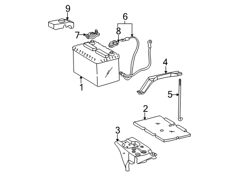 2002 Toyota Avalon Battery Diagram