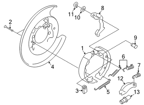 2023 Toyota GR86 CABLE ASSY H B RH Diagram for SU003-08828