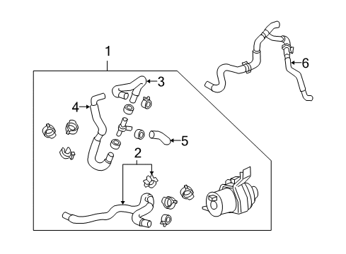 2006 Toyota Highlander Front Heater Unit Diagram