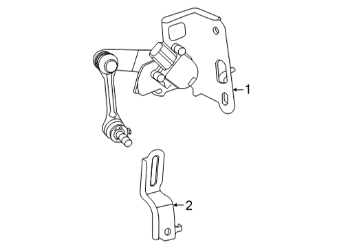 2021 Toyota Mirai Bracket, Load SENSIN Diagram for 48728-11020