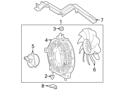 2023 Toyota Tundra A/C Condenser Diagram 2 - Thumbnail