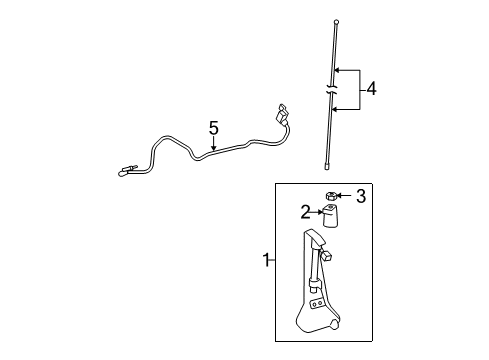 2007 Toyota RAV4 Antenna & Radio Diagram