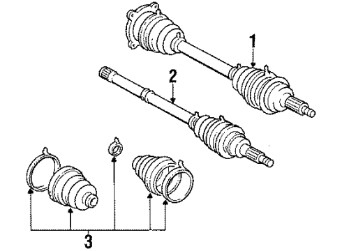 1988 Toyota Camry Rear Axle Diagram