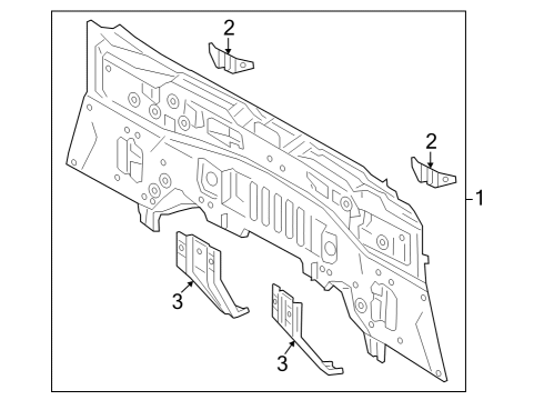 2023 Toyota GR Corolla Rear Body Diagram