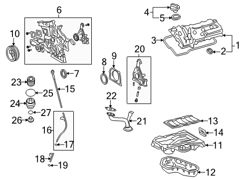 2013 Toyota Highlander Filters Diagram 5 - Thumbnail