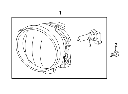 2014 Toyota RAV4 Bulbs Diagram 2 - Thumbnail