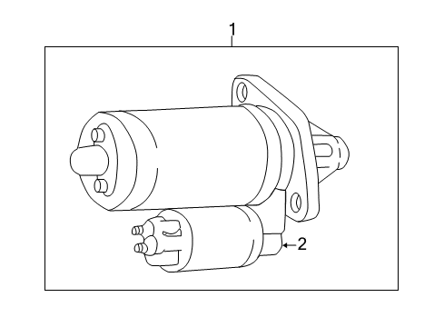 2001 Toyota Land Cruiser Starter, Electrical Diagram