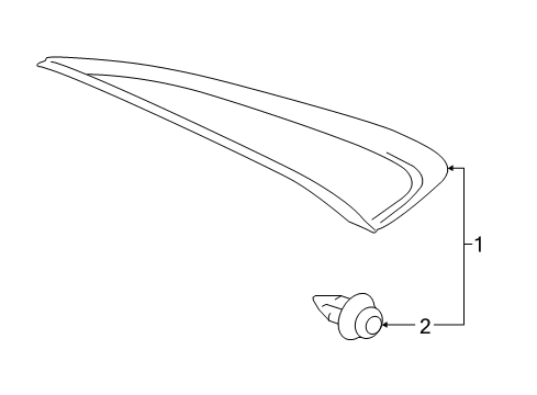 2015 Toyota Camry Mudguards Diagram for PU060-33015-R1