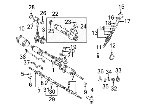 2002 Toyota RAV4 Nut, HEXAGON Diagram for 90170-15001