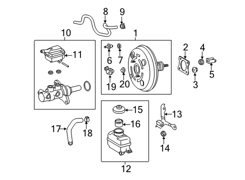 2016 Toyota Sienna Dash Panel Components Diagram