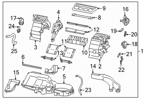 2022 Toyota GR86 Lower Housing Screw Diagram for SU003-03449